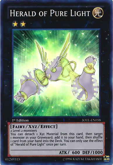 Herald of Pure Light - JOTL-EN058 - Super Rare - 1st Edition available at 401 Games Canada