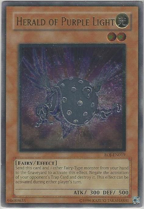 Herald of Purple Light - EOJ-EN019 - Ultimate Rare - Unlimited available at 401 Games Canada