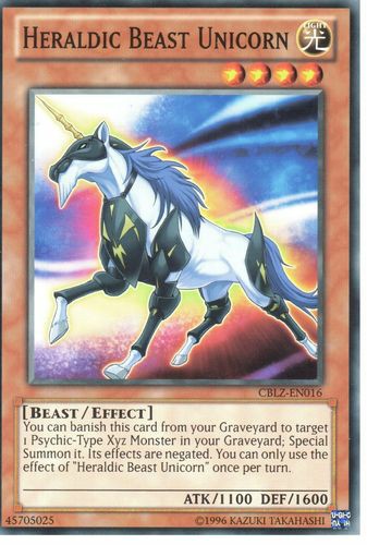 Heraldic Beast Unicorn - CBLZ-EN016 - Common - Unlimited available at 401 Games Canada