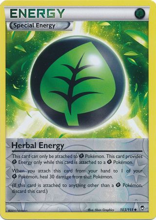 Herbal Energy - 103/111 - Uncommon - Reverse Holo available at 401 Games Canada