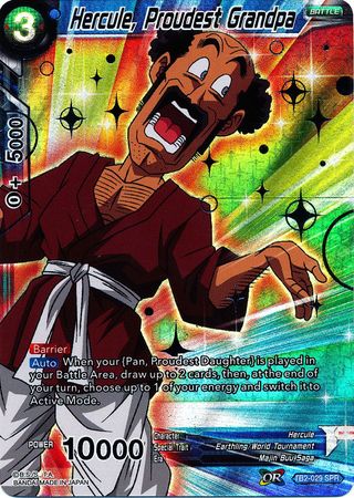 Hercule, Proudest Grandpa - TB2-029 - Special Rare (SPR) available at 401 Games Canada