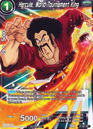 Hercule, World Tournament King - P-161 - Promo available at 401 Games Canada