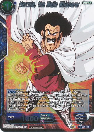 Hercule, the Majin Whisperer - P-096 - Promo (FOIL) available at 401 Games Canada