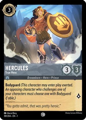 Hercules (True Hero) - 181/204 - Common available at 401 Games Canada