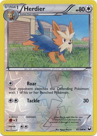 Herdier - 87/108 - Uncommon - Reverse Holo available at 401 Games Canada