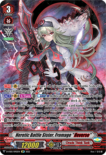 Heretic Battle Sister, Fromage 'Reverse' - D-VS05/SP02 - Special Parallel available at 401 Games Canada