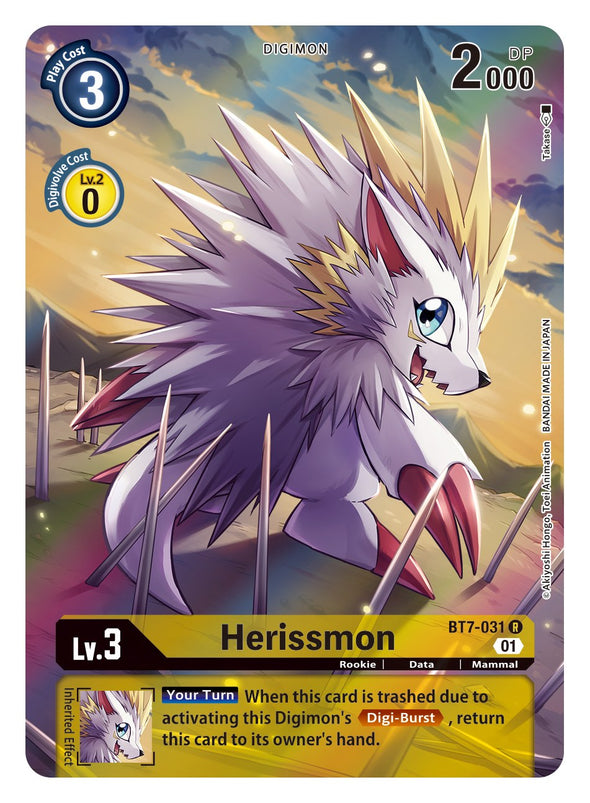 Herissmon (Alternate Art) - BT7-031 - Rare available at 401 Games Canada