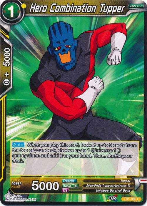 Hero Combination Tupper - TB1-086 - Common (Foil) available at 401 Games Canada