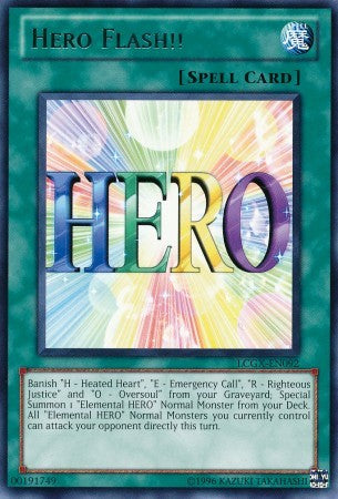 Hero Flash!! - LCGX-EN092 - Rare - Unlimited available at 401 Games Canada