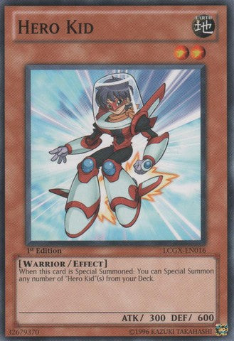 Hero Kid - LCGX-EN016 - Common - 1st Edition available at 401 Games Canada