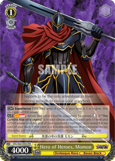 Hero of Heroes, Momon - OVL/S62-E002 - Double Rare available at 401 Games Canada