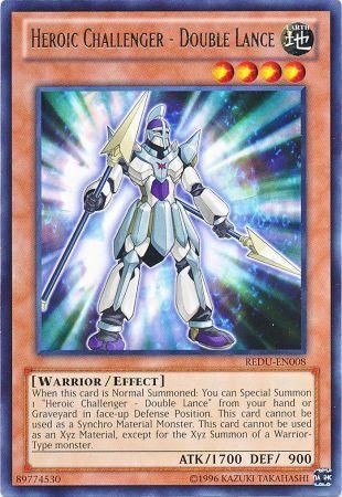 Heroic Challenger - Double Lance - REDU-EN008 - Rare - Unlimited available at 401 Games Canada