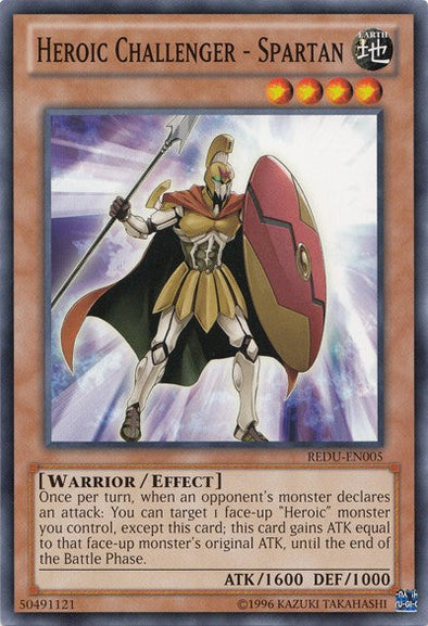 Heroic Challenger - Spartan - REDU-EN005 - Common - Unlimited available at 401 Games Canada