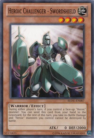 Heroic Challenger - Swordshield - REDU-EN007 - Common - Unlimited available at 401 Games Canada