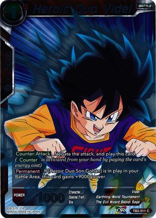 Heroic Duo Videl - TB2-011 - Common (FOIL) available at 401 Games Canada