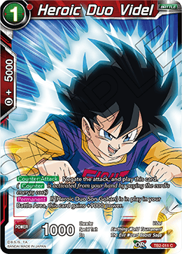 Heroic Duo Videl - TB2-011 - Common available at 401 Games Canada