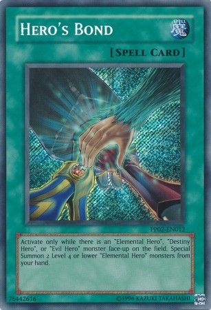 Hero's Bond - PP02-EN012 - Secret Rare available at 401 Games Canada