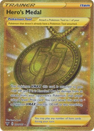 Hero's Medal - 201/185 - Secret Rare available at 401 Games Canada