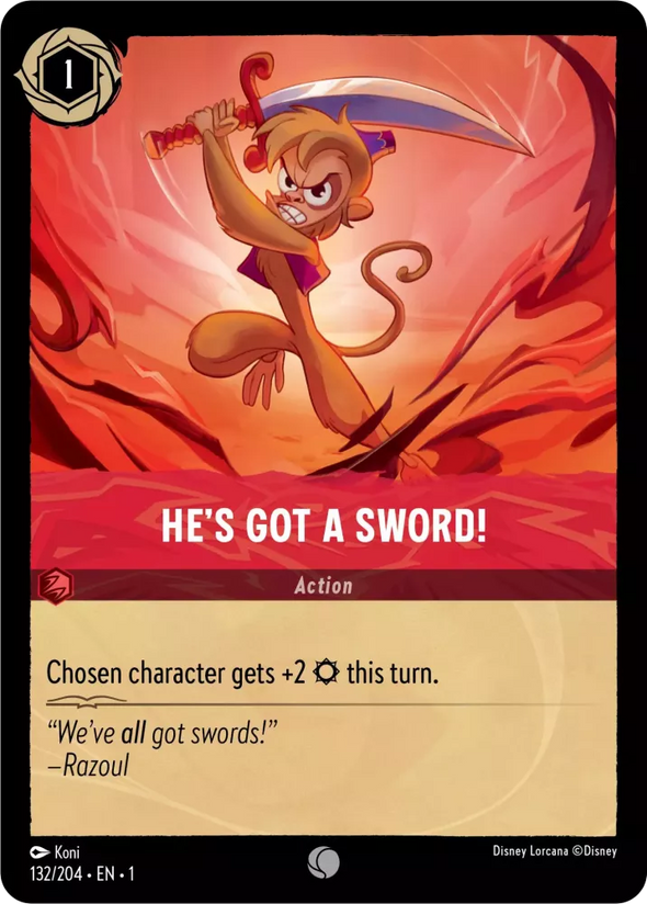 He's Got A Sword! - 132/204 - Common available at 401 Games Canada