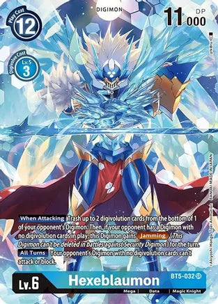 Hexeblaumon (BT11 Alternate Art) - BT5-032 - Super Rare available at 401 Games Canada