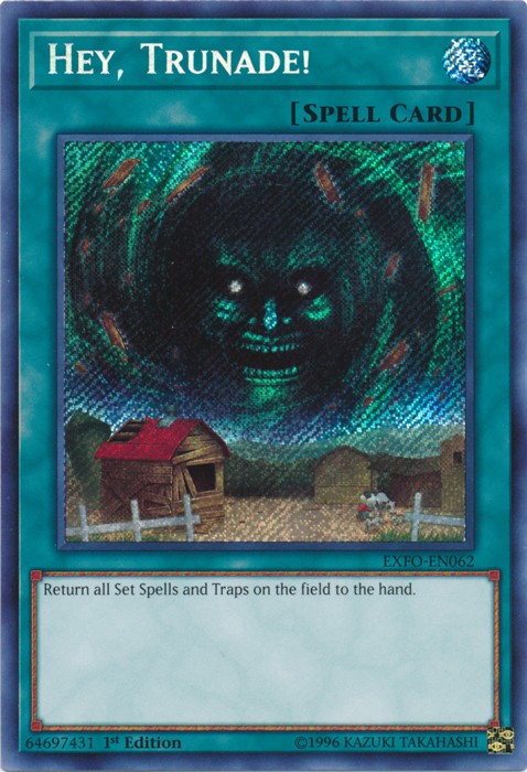 Hey, Trunade! - EXFO-EN062 - Secret Rare - 1st Edition available at 401 Games Canada