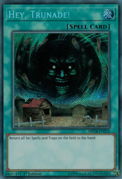 Hey, Trunade! - MP18-EN210 - Secret Rare - 1st Edition available at 401 Games Canada