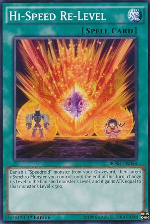 Hi-Speed Re-Level - BOSH-EN058 - Common - 1st Edition available at 401 Games Canada