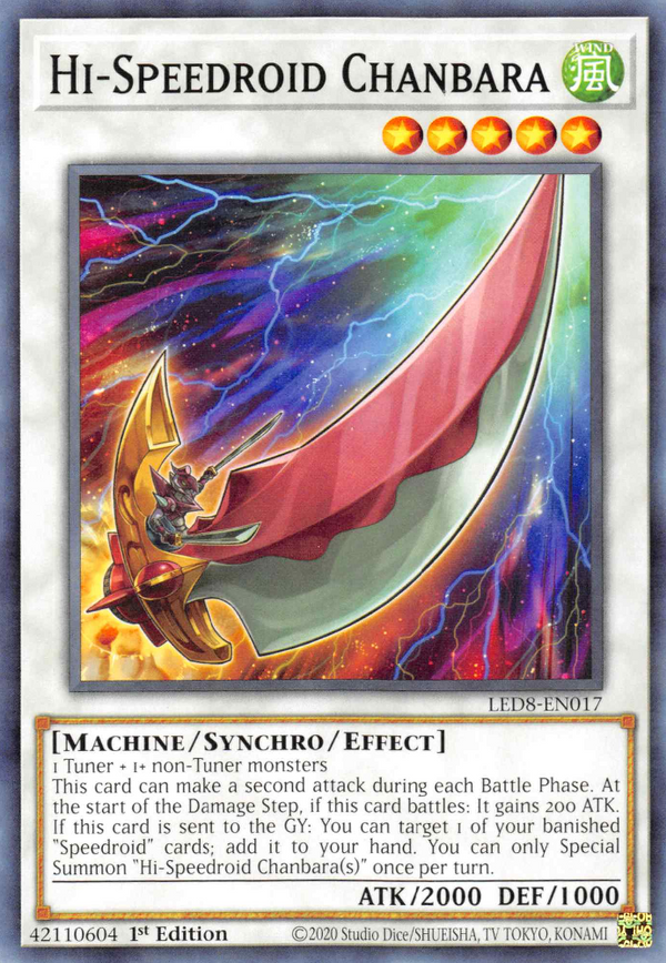 Hi-Speedroid Chanbara - LED8-EN017 - Common - 1st Edition available at 401 Games Canada