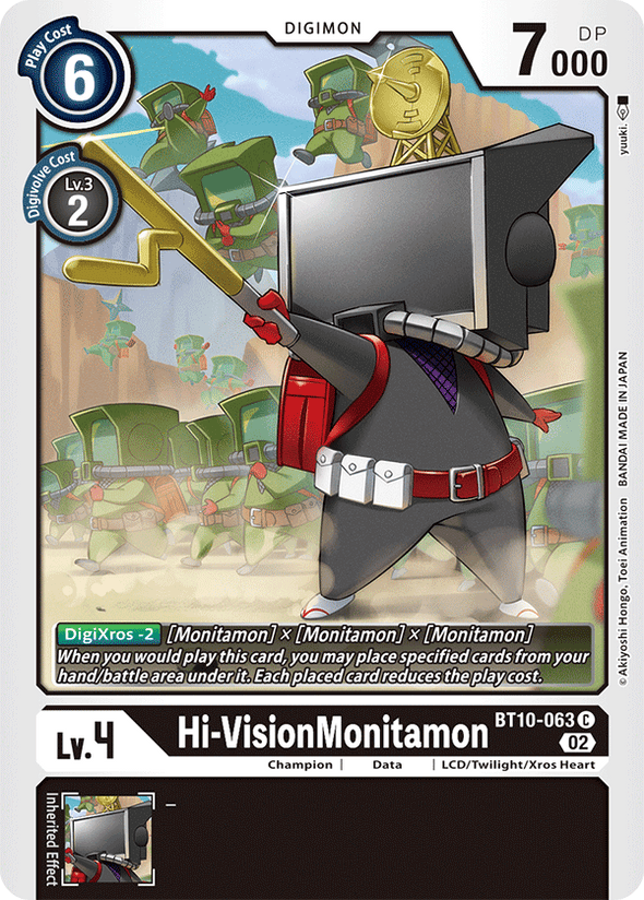 Hi-VisionMonitamon - BT10-063 - Common available at 401 Games Canada