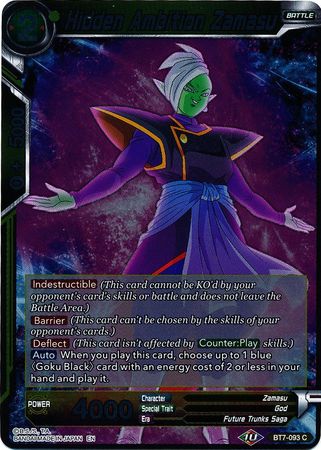 Hidden Ambition Zamasu - BT7-093 - Common (FOIL) available at 401 Games Canada