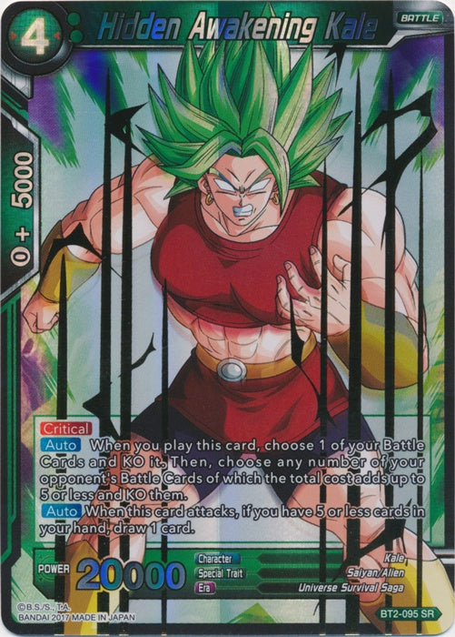 Hidden Awakening Kale - BT2-095 - Super Rare available at 401 Games Canada