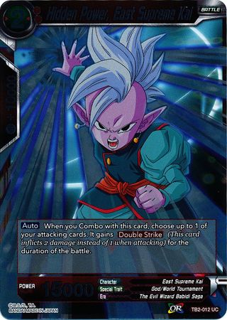 Hidden Power, East Supreme Kai - TB2-012 - Uncommon (FOIL) available at 401 Games Canada