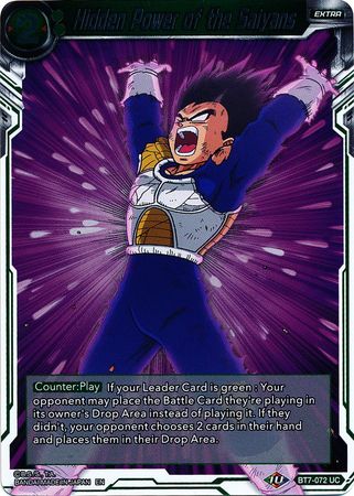 Hidden Power of the Saiyans - BT7-072 - Uncommon (FOIL) available at 401 Games Canada