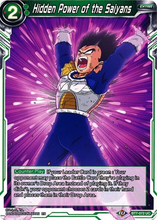 Hidden Power of the Saiyans - BT7-072 - Uncommon available at 401 Games Canada