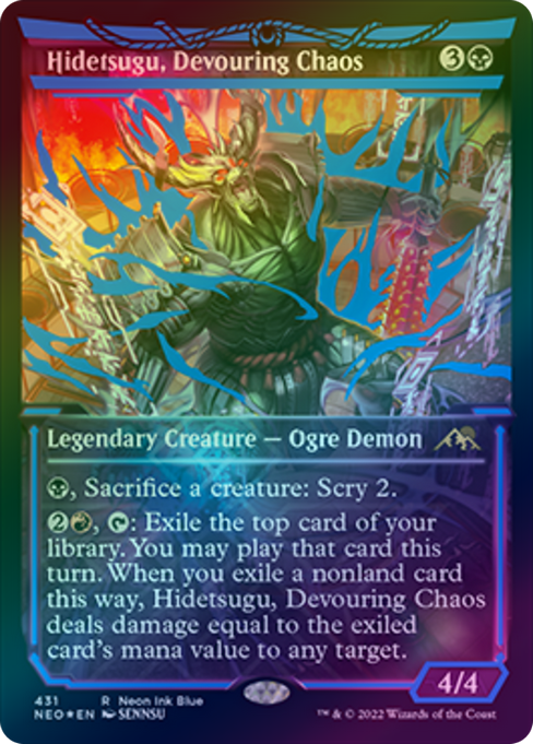 mtg neon ink cards 401 Games Canada - Hidetsugu, Devouring Chaos - Neon Ink Showcase