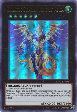 Hieratic Dragon King of Atum - DUPO-EN092 - Ultra Rare - Unlimited available at 401 Games Canada