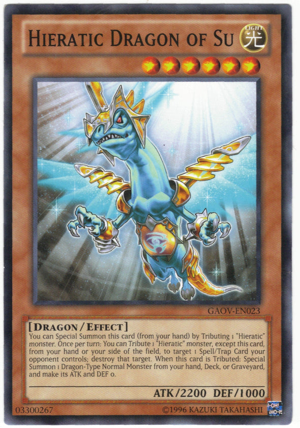 Hieratic Dragon of Su - GAOV-EN023 - Common - Unlimited available at 401 Games Canada