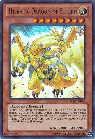 Hieratic Dragon of Sutekh - GAOV-EN025 - Ultra Rare - Unlimited available at 401 Games Canada