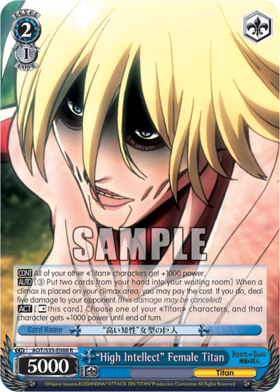 "High Intellect" Female Titan - AOT/S35-E088 - Rare available at 401 Games Canada