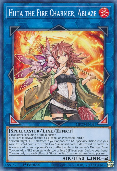 Hiita the Fire Charmer, Ablaze - MP20-EN024 - Common - 1st Edition available at 401 Games Canada