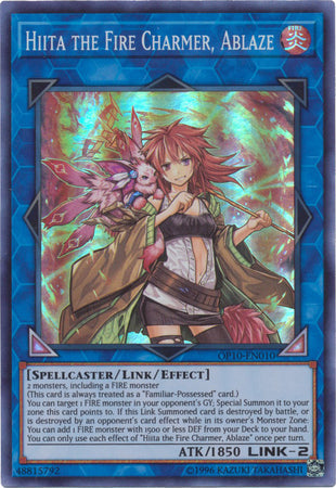 Hiita the Fire Charmer, Ablaze - OP10-EN010 - Super Rare available at 401 Games Canada