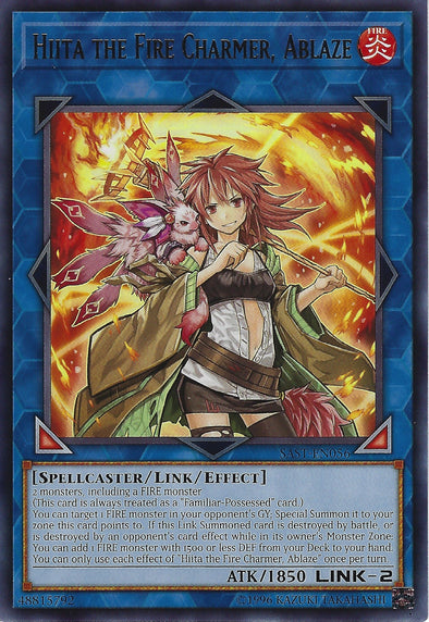 Hiita the Fire Charmer, Ablaze - SAST-EN056 - Rare - Unlimited available at 401 Games Canada