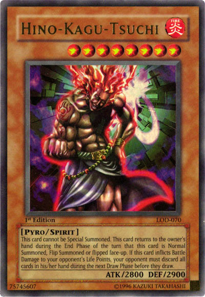 Hino-Kagu-Tsuchi - LOD-070 - Ultra Rare - 1st Edition available at 401 Games Canada