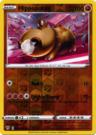 Hippopotas - 093/189 - Common - Reverse Holo available at 401 Games Canada