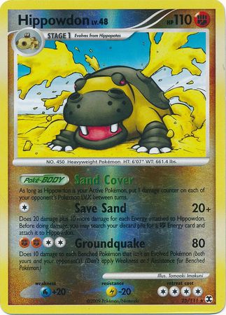 Hippowdon - 25/111 - Rare - Reverse Holo available at 401 Games Canada