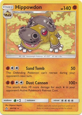 Hippowdon - 69/156 - Rare available at 401 Games Canada