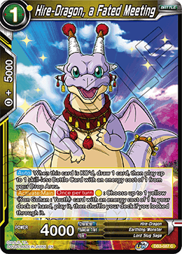 Hire-Dragon, a Fated Meeting - DB3-087 - Common available at 401 Games Canada