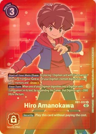 Hiro Amanokawa (Box Topper) - RB1-032 - Rare (Foil) available at 401 Games Canada