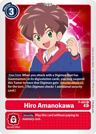 Hiro Amanokawa (Official Tournament Pack Vol.5) - Digimon Promotion Cards (D-PR) available at 401 Games Canada