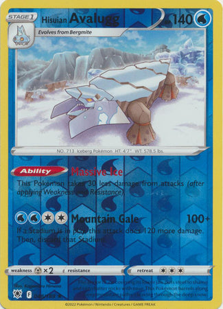 401 Games Canada - Hisuian Avalugg - 048/189 - Rare